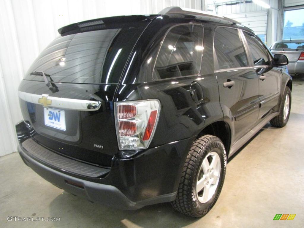 2006 Equinox LS AWD - Black / Light Gray photo #3