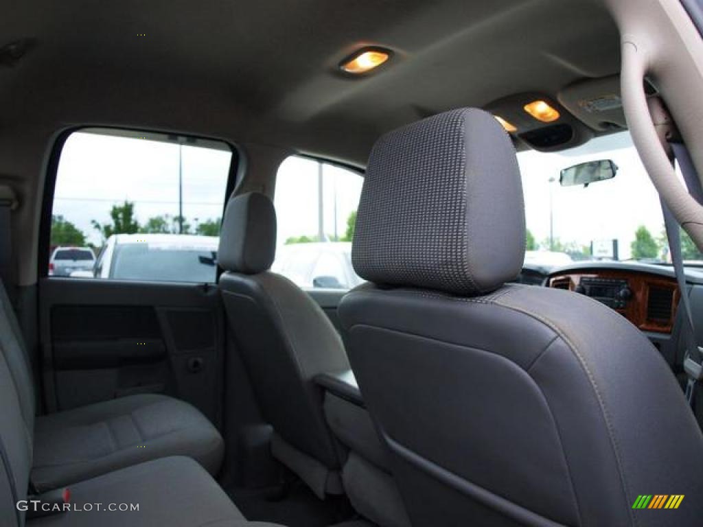 2006 Ram 1500 SLT Quad Cab - Brilliant Black Crystal Pearl / Medium Slate Gray photo #8