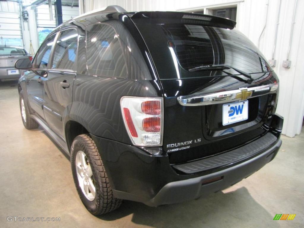 2006 Equinox LS AWD - Black / Light Gray photo #4