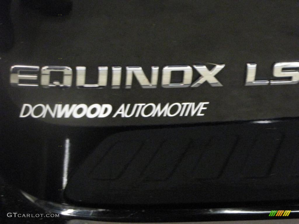 2006 Equinox LS AWD - Black / Light Gray photo #5