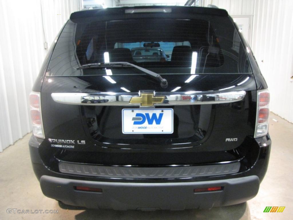 2006 Equinox LS AWD - Black / Light Gray photo #7