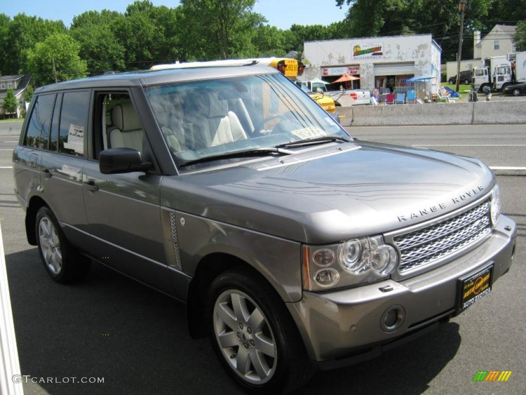 2007 Range Rover HSE - Stornoway Grey Metallic / Ivory/Black photo #2