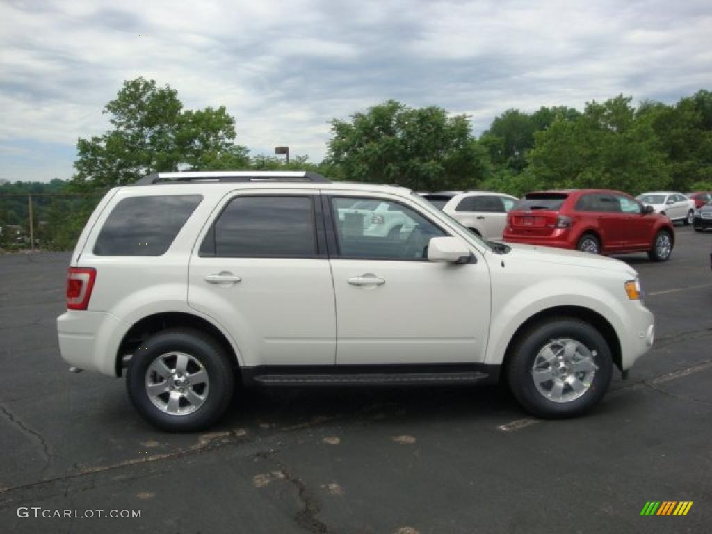 2010 Escape Limited V6 4WD - White Suede / Charcoal Black photo #2