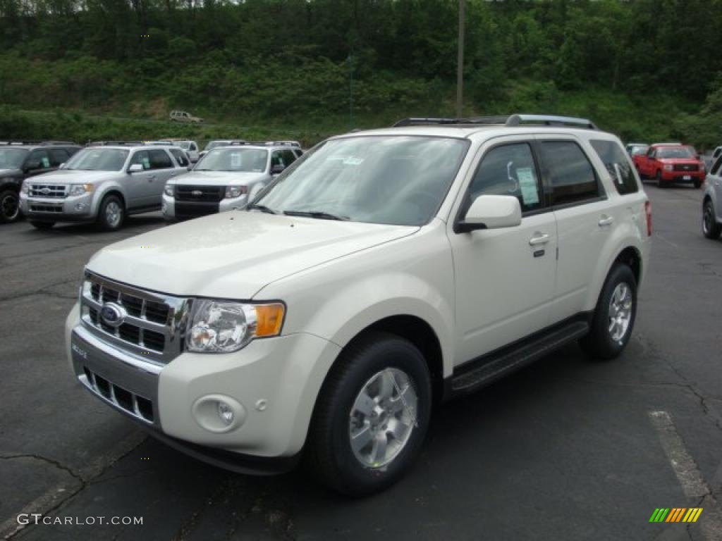 2010 Escape Limited V6 4WD - White Suede / Charcoal Black photo #10
