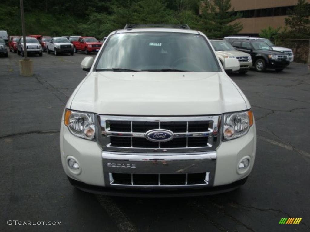 2010 Escape Limited V6 4WD - White Suede / Charcoal Black photo #11