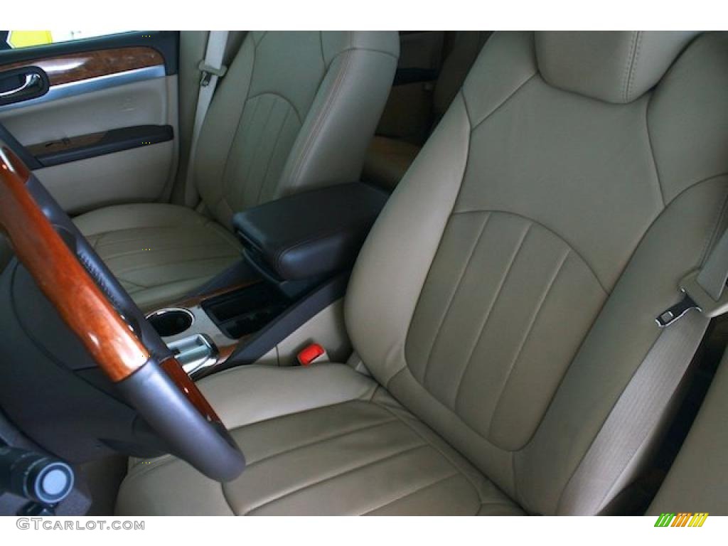 2008 Enclave CXL - Carbon Black Metallic / Cashmere/Cocoa photo #7