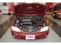 2002 Pepper Red Kia Spectra LS Sedan  photo #22