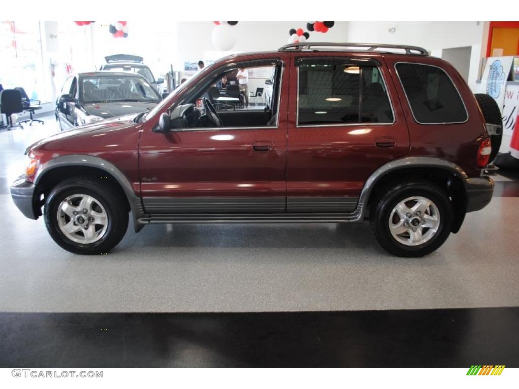 2002 Sportage 4x4 - Pepper Red / Gray photo #4