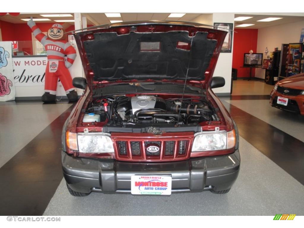 2002 Sportage 4x4 - Pepper Red / Gray photo #19
