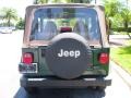 1999 Medium Fern Green Pearlcoat Jeep Wrangler SE 4x4  photo #7