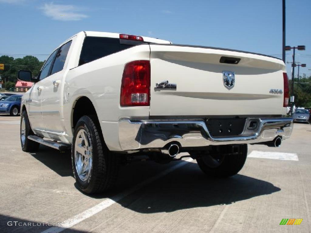 2010 Ram 1500 Big Horn Crew Cab 4x4 - Stone White / Dark Slate/Medium Graystone photo #5