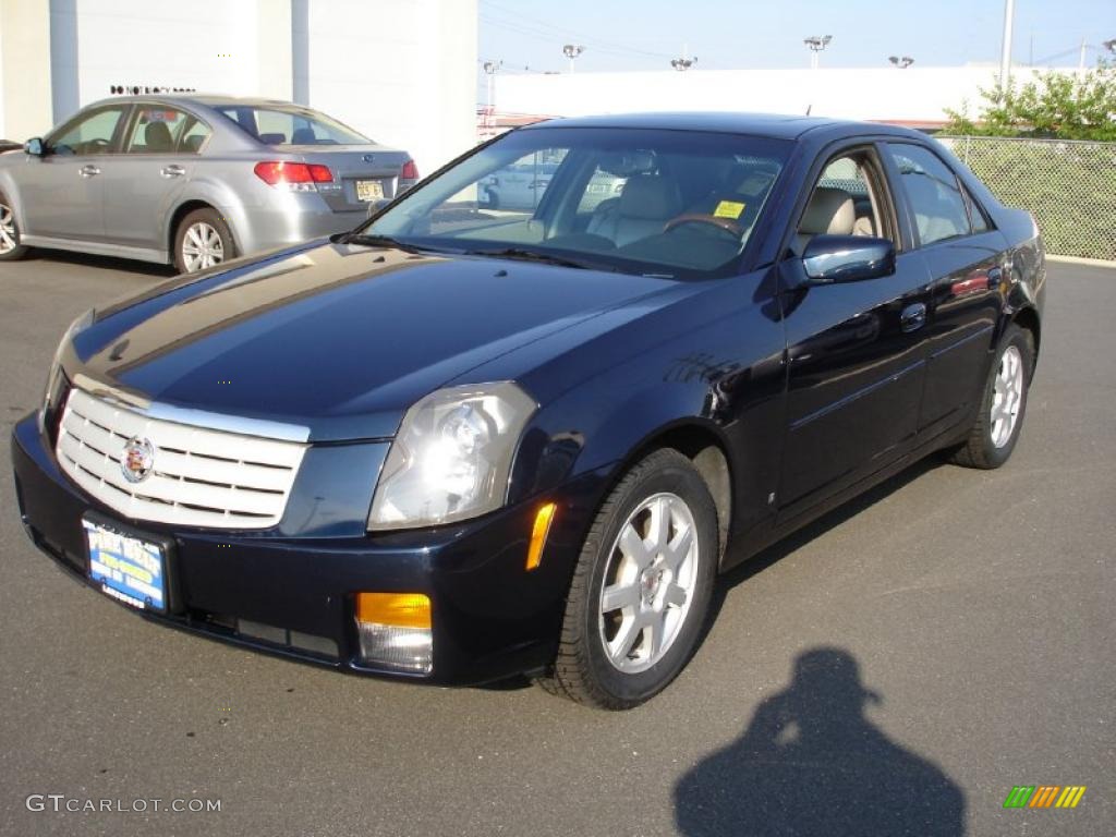 2007 CTS Sport Sedan - Blue Chip / Light Gray/Ebony photo #1