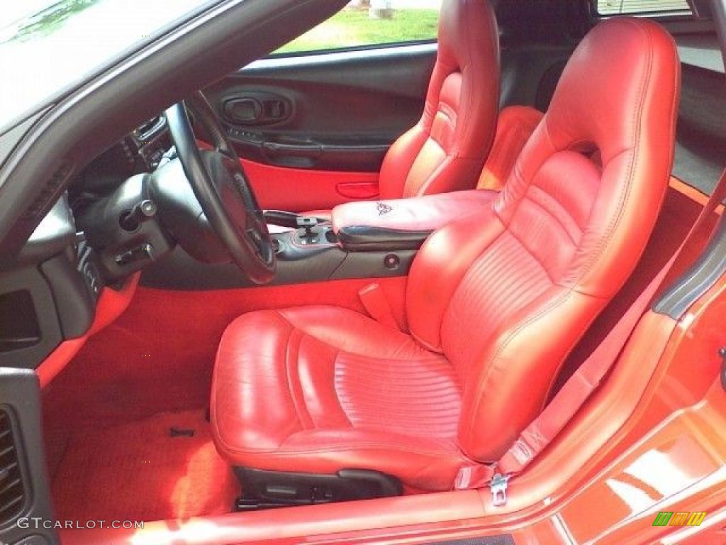 Torch Red Interior 2003 Chevrolet Corvette Coupe Photo #31421064