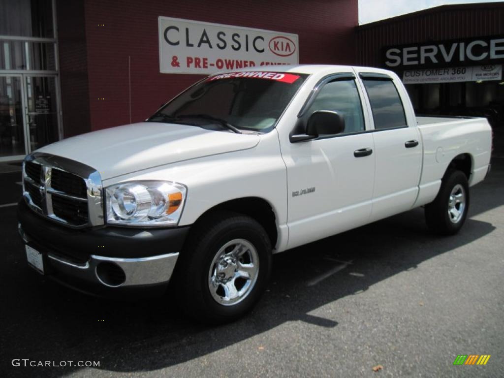 Bright White Dodge Ram 1500