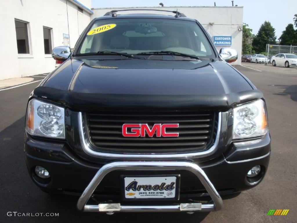 2005 Envoy XL SLT 4x4 - Onyx Black / Light Gray photo #2