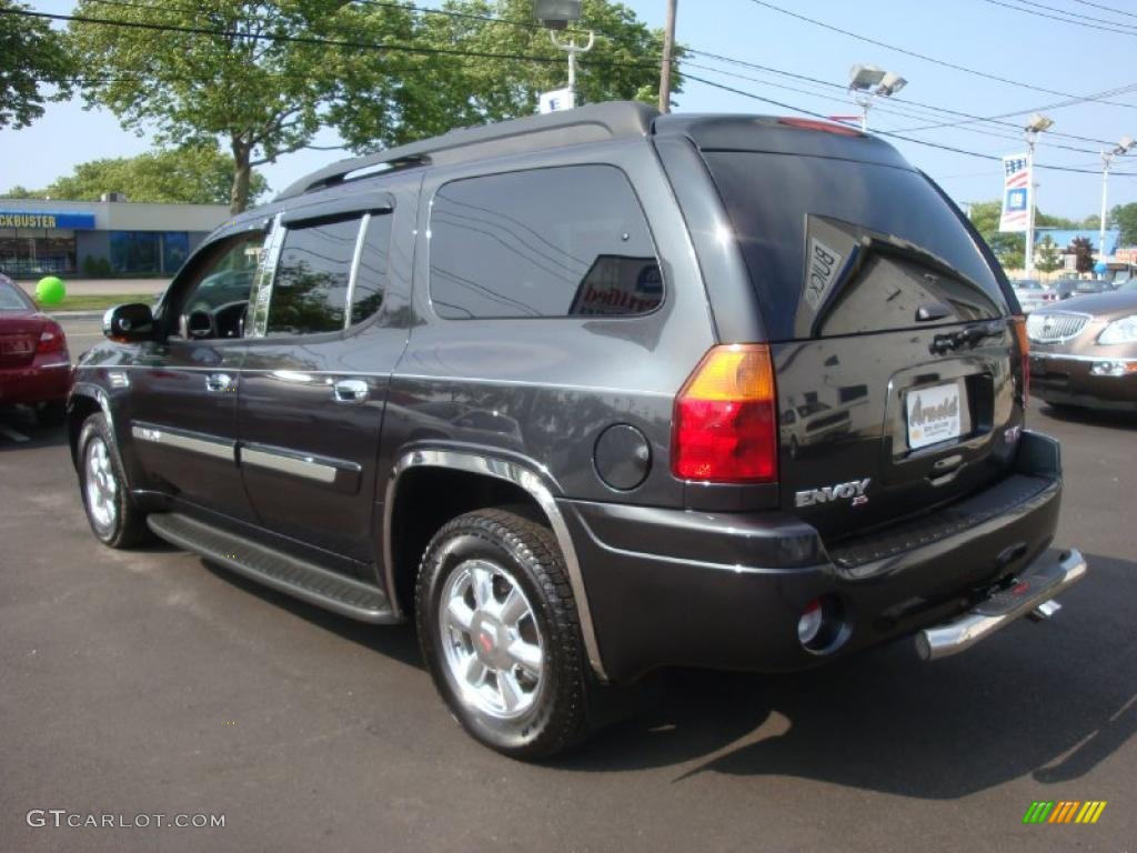 2005 Envoy XL SLT 4x4 - Onyx Black / Light Gray photo #4