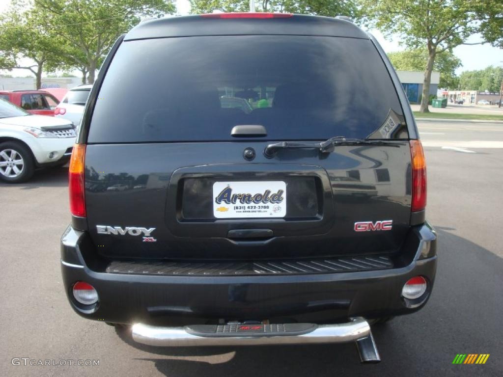 2005 Envoy XL SLT 4x4 - Onyx Black / Light Gray photo #5