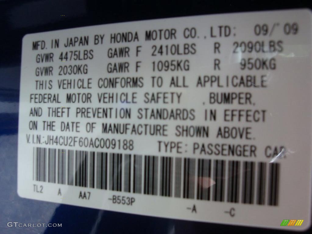 2010 TSX Sedan - Vortex Blue Pearl / Ebony photo #16