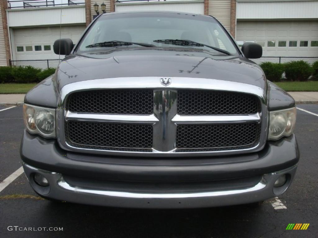 2002 Ram 1500 SLT Quad Cab 4x4 - Graphite Metallic / Dark Slate Gray photo #2