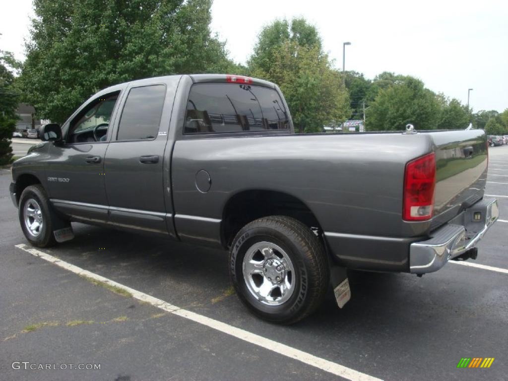 2002 Ram 1500 SLT Quad Cab 4x4 - Graphite Metallic / Dark Slate Gray photo #4
