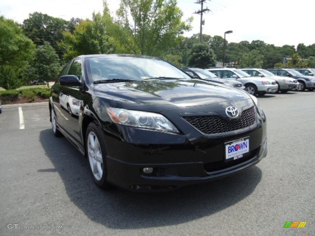 2007 Camry SE - Black / Ash photo #1