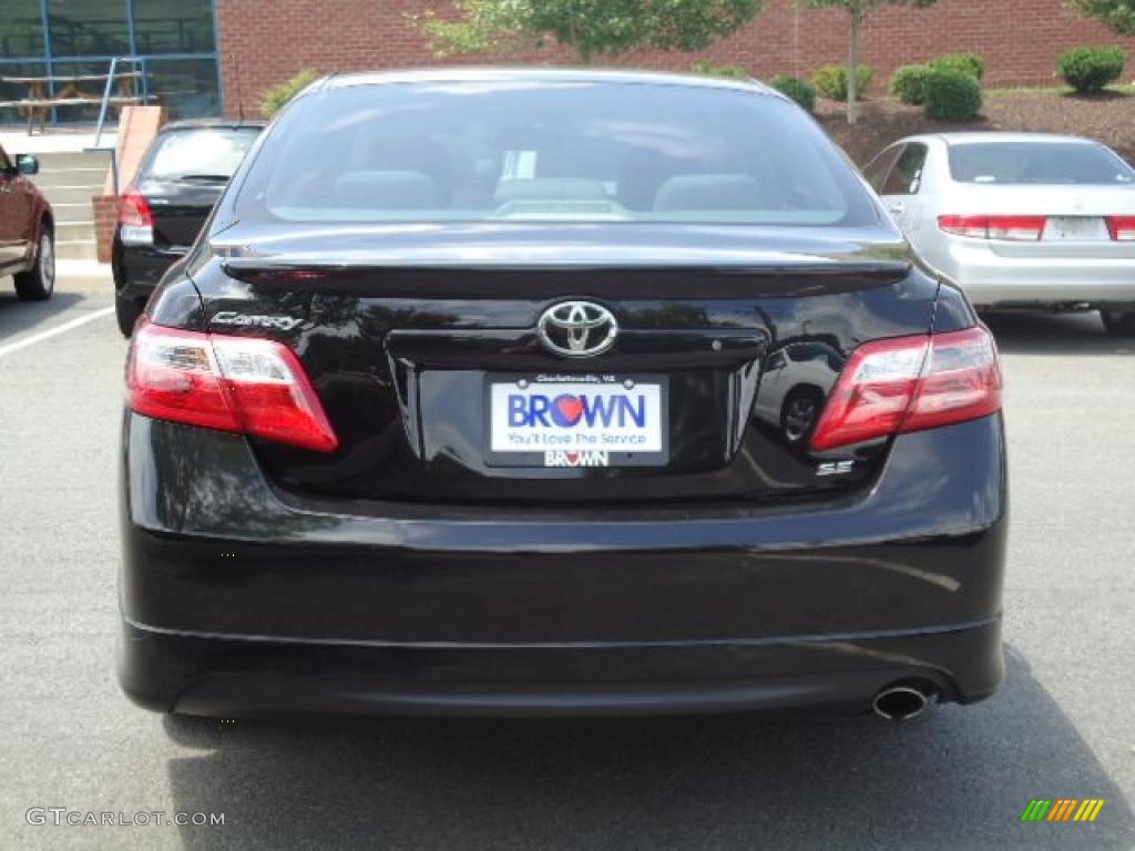 2007 Camry SE - Black / Ash photo #4