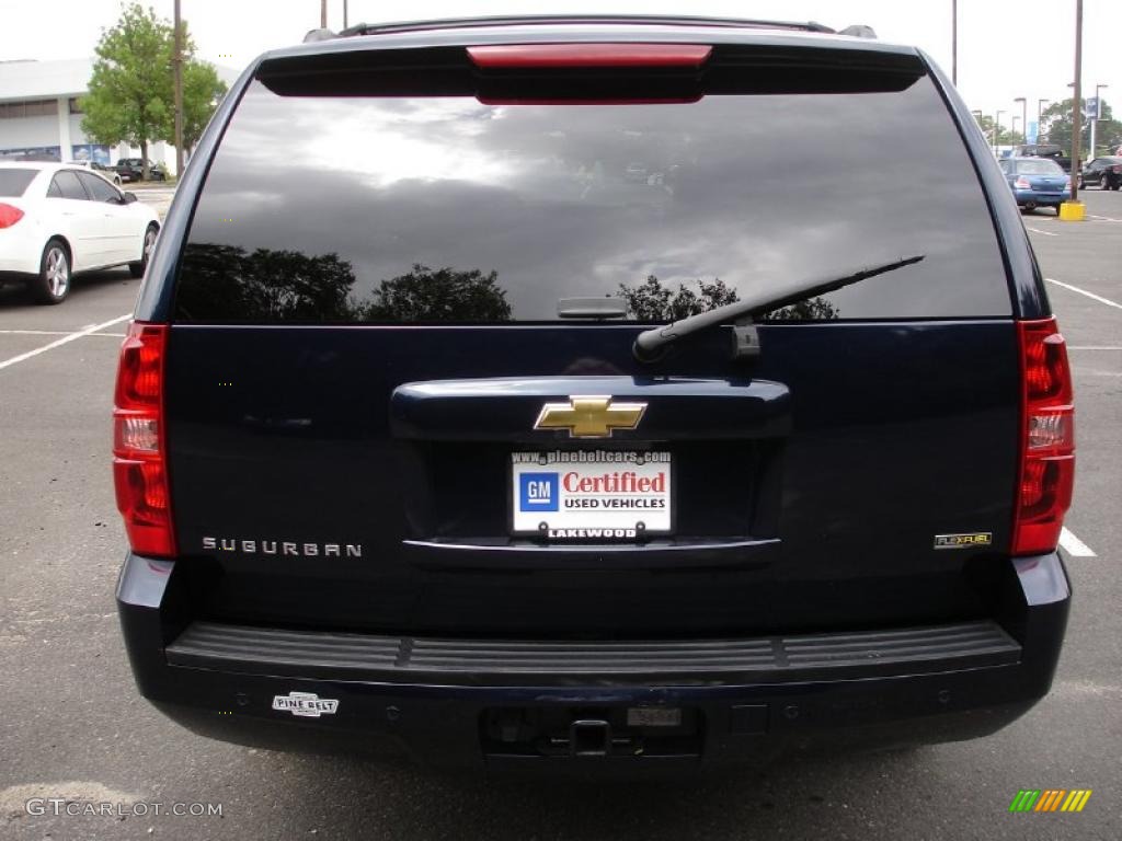 2009 Suburban LT 4x4 - Dark Blue Metallic / Ebony photo #5