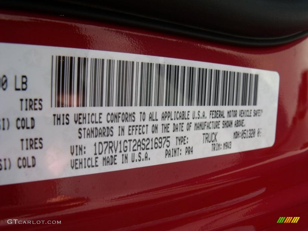 2010 Ram 1500 Big Horn Quad Cab 4x4 - Flame Red / Dark Slate/Medium Graystone photo #16