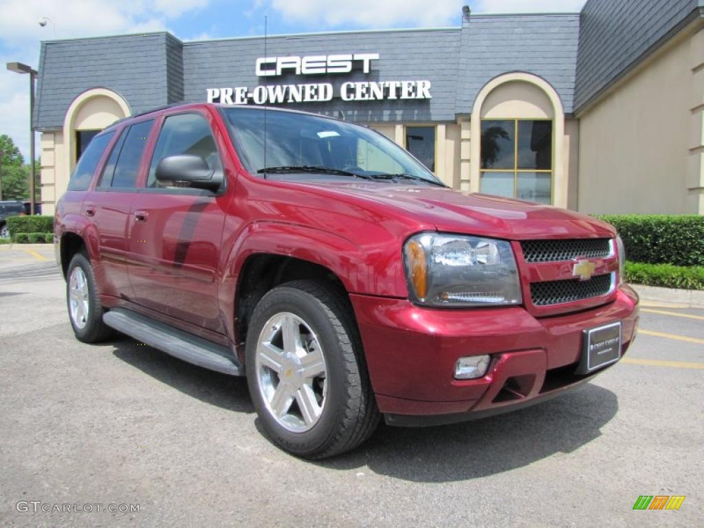 2007 TrailBlazer LT - Red Jewel Tint Coat / Light Cashmere/Ebony photo #1