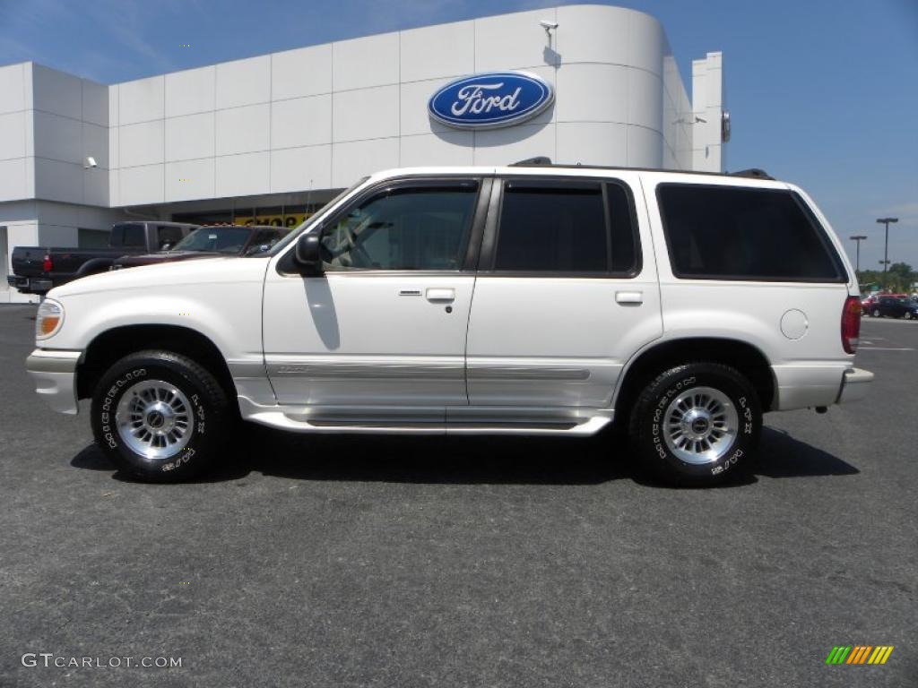 1998 Explorer Limited 4x4 - Oxford White / Medium Prairie Tan photo #5