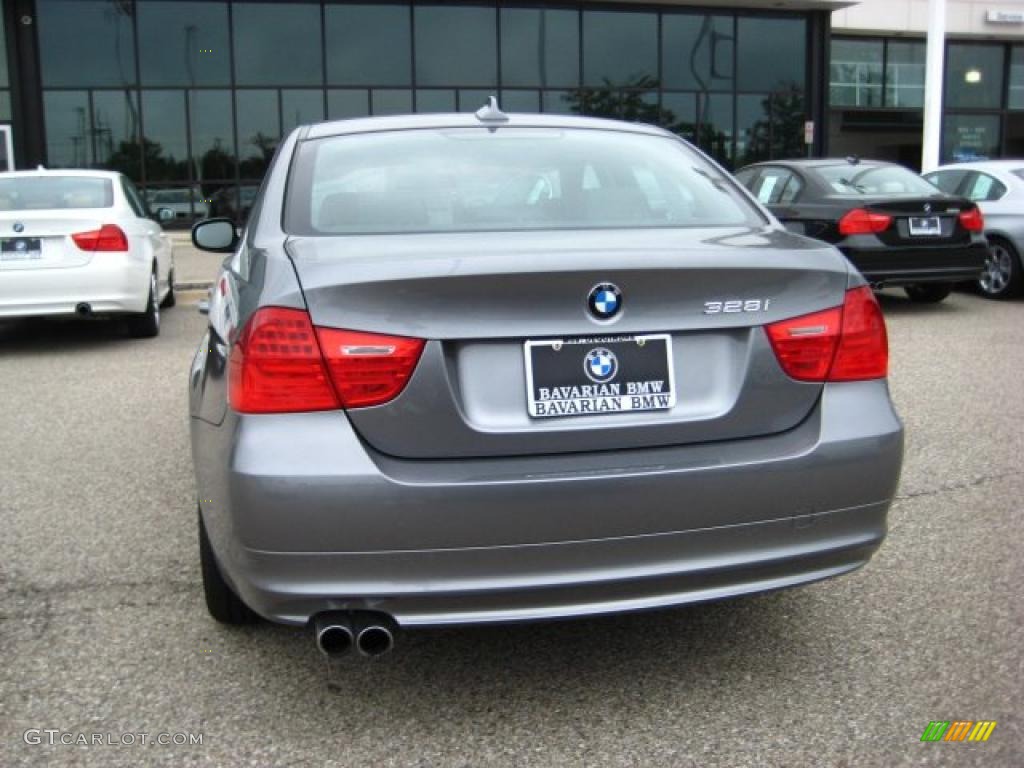 2010 3 Series 328i xDrive Sedan - Space Gray Metallic / Black Dakota Leather photo #4