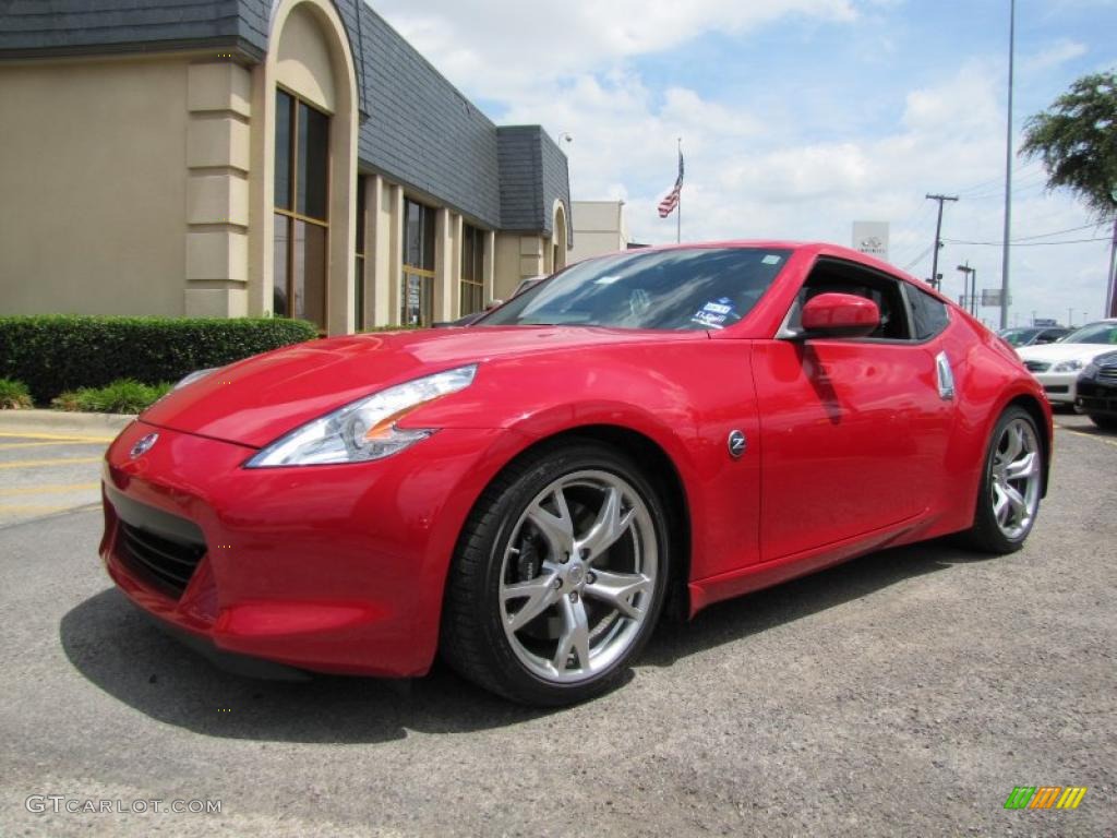 2009 370Z Sport Touring Coupe - Solid Red / Gray Leather photo #3