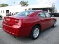 2007 Inferno Red Crystal Pearl Dodge Charger   photo #8