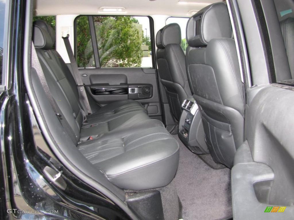 2008 Range Rover V8 Supercharged - Java Black Pearlescent / Jet Black photo #11