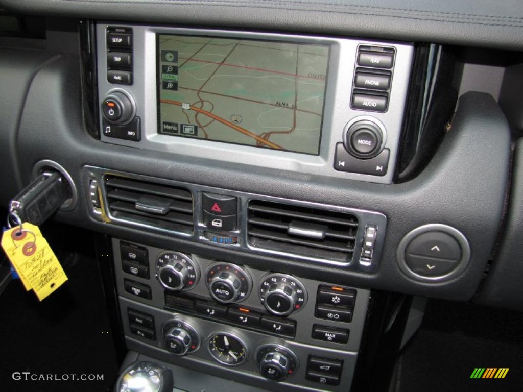 2008 Range Rover V8 Supercharged - Java Black Pearlescent / Jet Black photo #15
