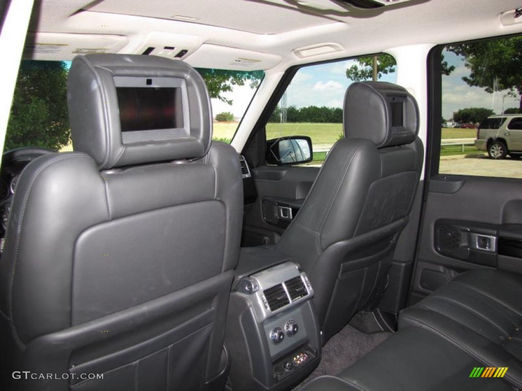 2008 Range Rover V8 Supercharged - Java Black Pearlescent / Jet Black photo #20