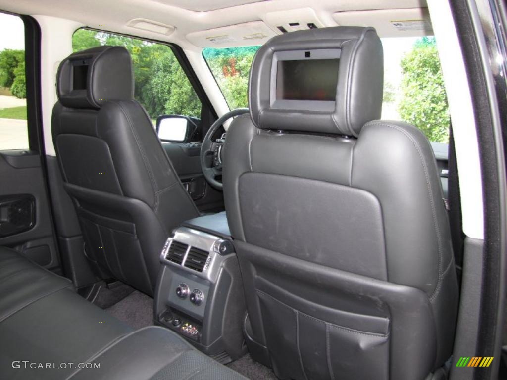 2008 Range Rover V8 Supercharged - Java Black Pearlescent / Jet Black photo #21
