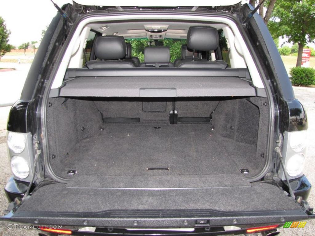 2008 Range Rover V8 Supercharged - Java Black Pearlescent / Jet Black photo #22