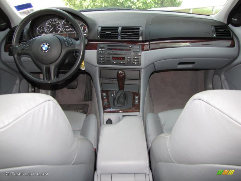 2005 3 Series 330i Sedan - Steel Blue Metallic / Grey photo #13