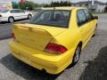 2002 Lightning Yellow Mitsubishi Lancer OZ Rally  photo #9