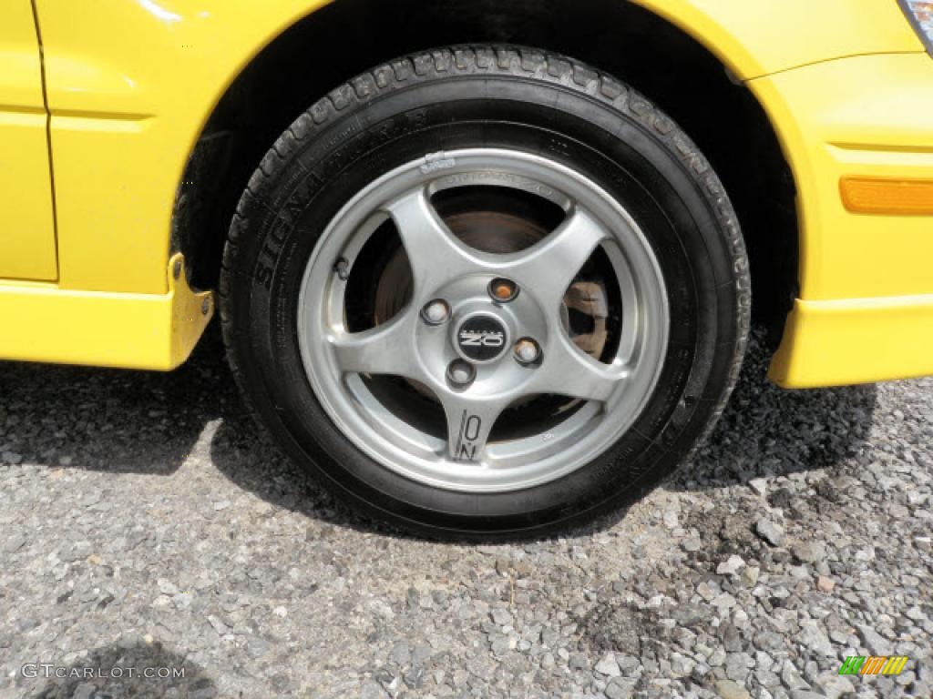 2002 Lancer OZ Rally - Lightning Yellow / Black photo #10