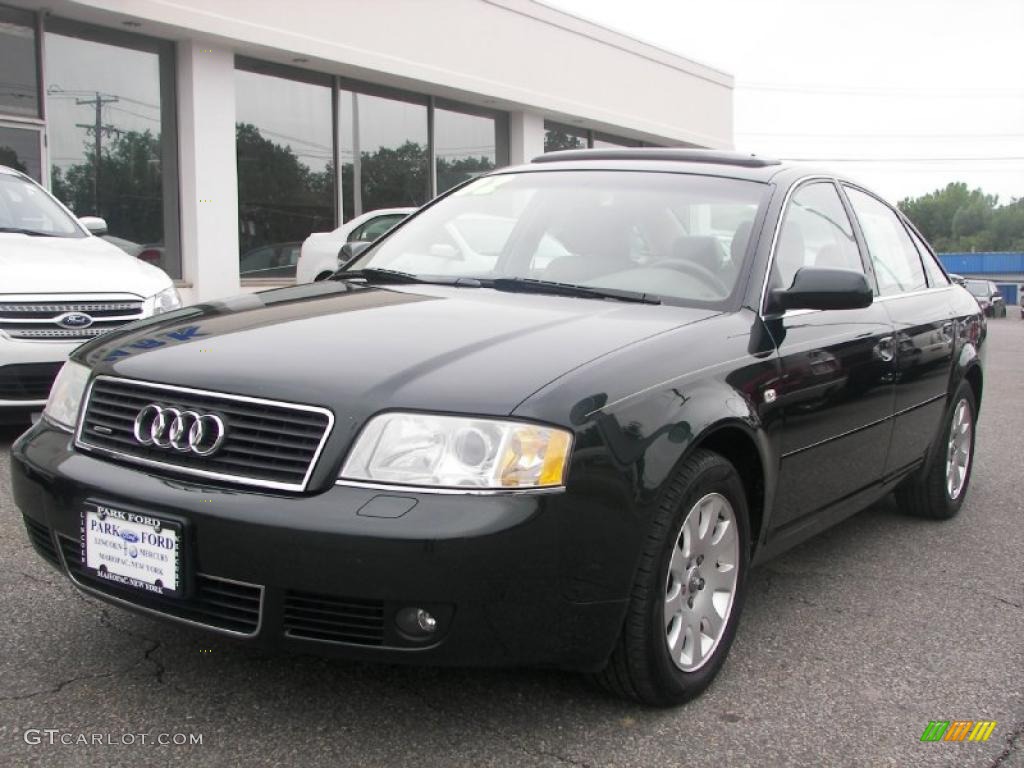 2002 A6 3.0 quattro Sedan - Goodwood Green Pearl / Beige photo #1