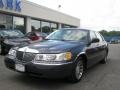2001 Midnight Grey Lincoln Town Car Signature  photo #2