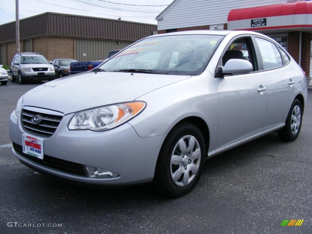 2009 Elantra GLS Sedan - Quicksilver / Gray photo #1