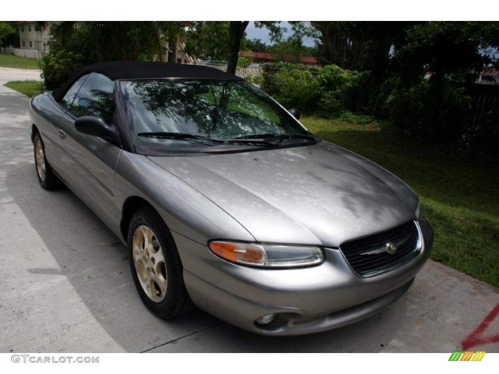 1999 Sebring JXi Convertible - Bright Platinum Metallic / Agate photo #17