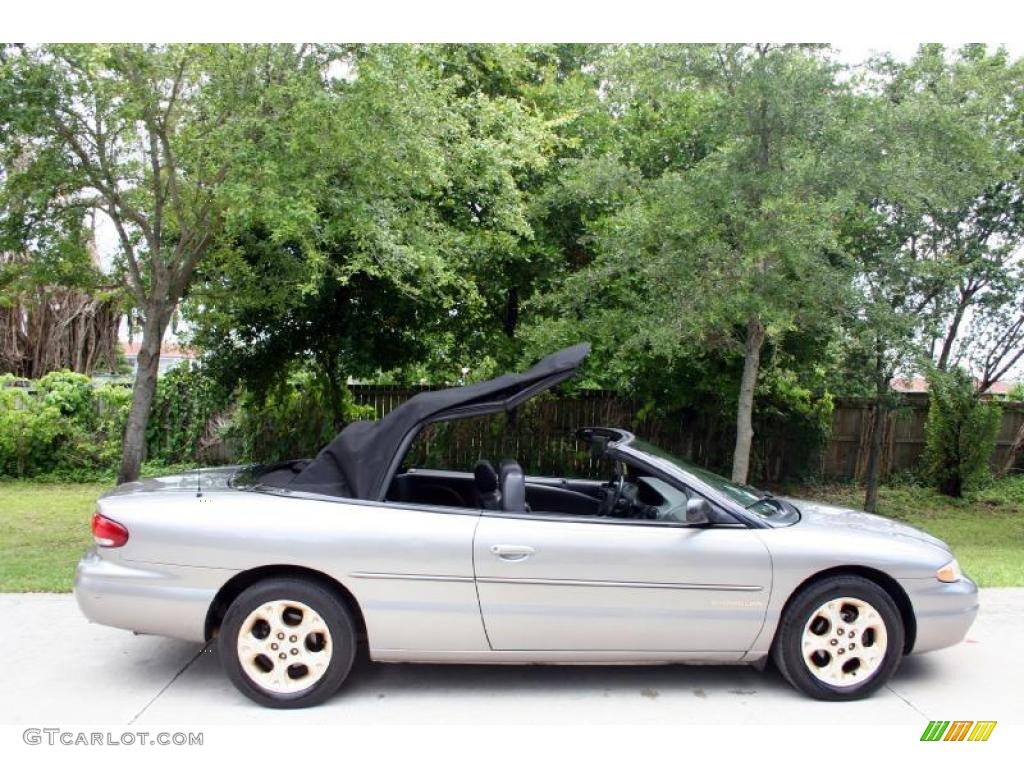1999 Sebring JXi Convertible - Bright Platinum Metallic / Agate photo #21
