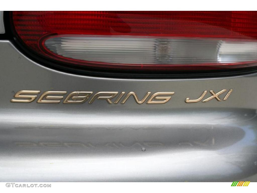1999 Sebring JXi Convertible - Bright Platinum Metallic / Agate photo #51