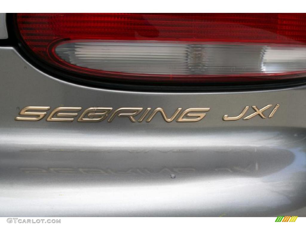 1999 Sebring JXi Convertible - Bright Platinum Metallic / Agate photo #52