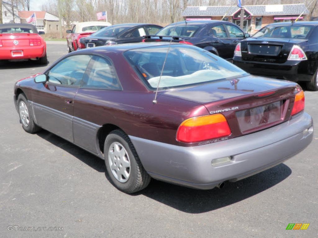 1996 Sebring LX Coupe - Wild Berry Pearl / Gray photo #2