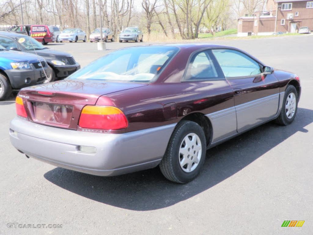 1996 Sebring LX Coupe - Wild Berry Pearl / Gray photo #3